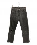 LEVI'Sリーバイス）の古着「90ｓ501先染デニムパンツ」｜ブラック