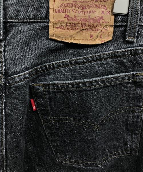 LEVI'S（リーバイス）LEVI'S (リーバイス) 90ｓ501先染デニムパンツ ブラック サイズ:73.5cm (W29)の古着・服飾アイテム