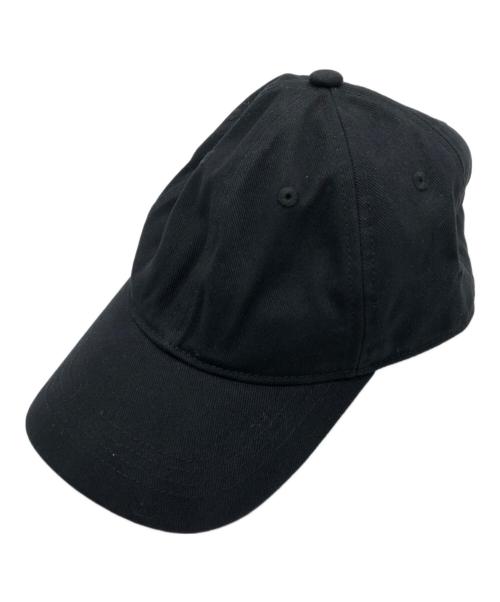 Acne studios（アクネ ストゥディオズ）ACNE STUDIOS (アクネ ストゥディオズ) ツイルロゴキャップ ブラック 未使用品の古着・服飾アイテム