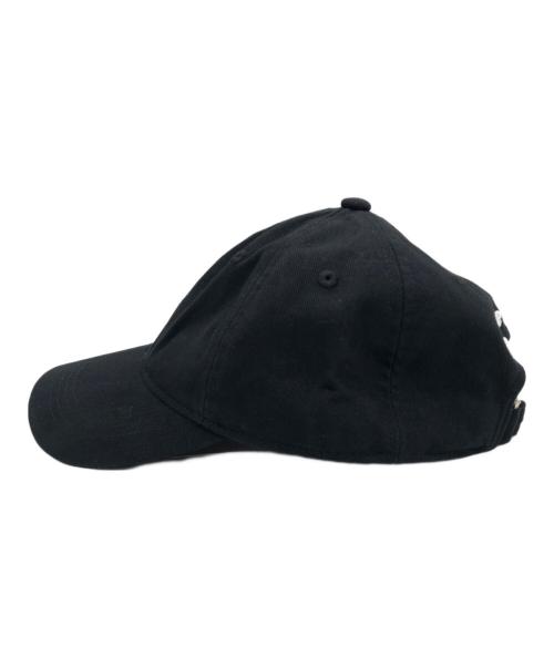 Acne studios（アクネ ストゥディオズ）ACNE STUDIOS (アクネ ストゥディオズ) ツイルロゴキャップ ブラック 未使用品の古着・服飾アイテム