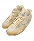 NIKE×OFFWHITEナイキ×オフホワイト）の古着「ウィメンズ エアジョーダン4 SP "セイル"/Women's Air Jordan 4 SP "Sail"/ハイカットスニーカー」｜アイボリー
