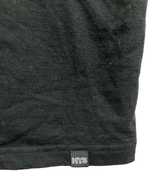 Hysteric Glamour（ヒステリックグラマー）Hysteric Glamour (ヒステリックグラマー) WILDSIDE YOHJI YAMAMOTO (ワイルドサイド ヨウジ ヤマモト) コラボプリントTシャツ ブラック サイズ:5の古着・服飾アイテム