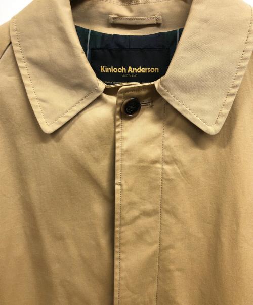 Kinloch Anderson（キンロックアンダーソン）Kinloch Anderson (キンロックアンダーソン) シングル スリーブ リバーシブル コート ベージュ サイズ:40の古着・服飾アイテム