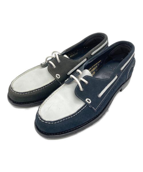 JOSEPH CHEANEY（ジョセフチーニー）Joseph Cheaney (ジョセフチーニー) スウェードシューズ ホワイト×ブラック サイズ:US7の古着・服飾アイテム