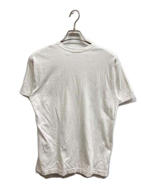 PLAY COMME des GARCONS（プレイコムデギャルソン）PLAY COMME des GARCONS (プレイコムデギャルソン) プリントTシャツ ホワイト サイズ:Lの古着・服飾アイテム