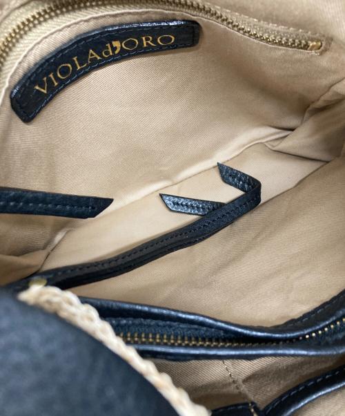 VIOLAd'ORO（ヴィオラドーロ）VIOLAd'ORO (ヴィオラドーロ) カゴバッグ/VIOLAd'ORO ベージュの古着・服飾アイテム