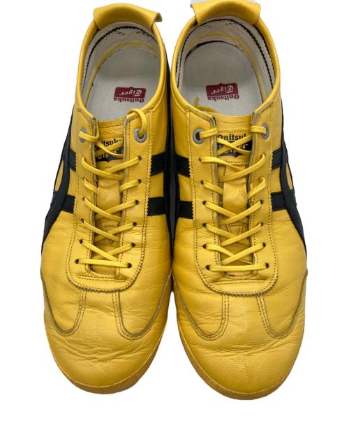 Onitsuka Tiger（オニツカタイガー）Onitsuka Tiger (オニツカタイガー) ローカットスニーカー イエロー サイズ:US9の古着・服飾アイテム