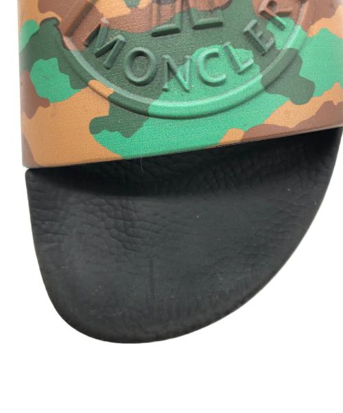 MONCLER（モンクレール）MONCLER (モンクレール) ラバーサンダル ブラック サイズ:42の古着・服飾アイテム