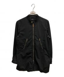 DIESEL（ディーゼル）の古着「ナイロンミドル丈ジャケット」｜ブラック