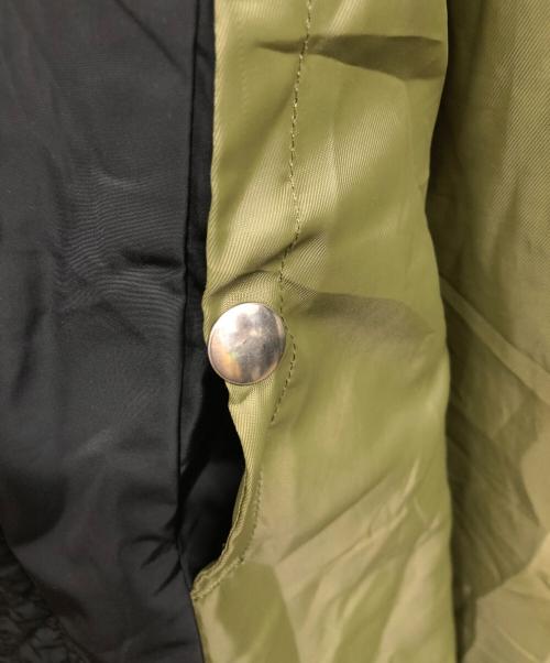 DIESEL（ディーゼル）DIESEL (ディーゼル) ナイロンミドル丈ジャケット ブラック サイズ:Mの古着・服飾アイテム