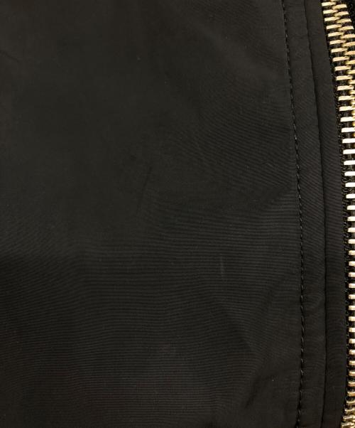 DIESEL（ディーゼル）DIESEL (ディーゼル) ナイロンミドル丈ジャケット ブラック サイズ:Mの古着・服飾アイテム