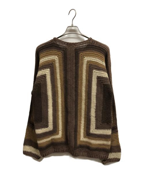 SUPREME（シュプリーム）SUPREME (シュプリーム) Hand Crocheted Sweater ブラウン サイズ:Lの古着・服飾アイテム