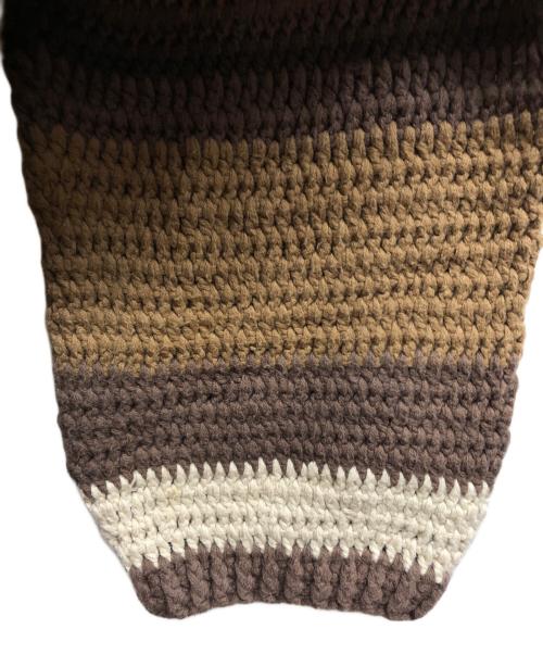 SUPREME（シュプリーム）SUPREME (シュプリーム) Hand Crocheted Sweater ブラウン サイズ:Lの古着・服飾アイテム