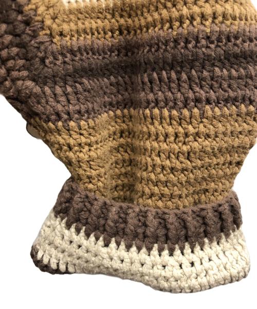 SUPREME（シュプリーム）SUPREME (シュプリーム) Hand Crocheted Sweater ブラウン サイズ:Lの古着・服飾アイテム