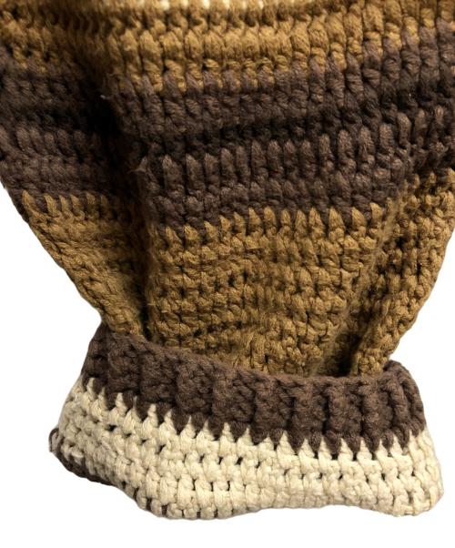 SUPREME（シュプリーム）SUPREME (シュプリーム) Hand Crocheted Sweater ブラウン サイズ:Lの古着・服飾アイテム