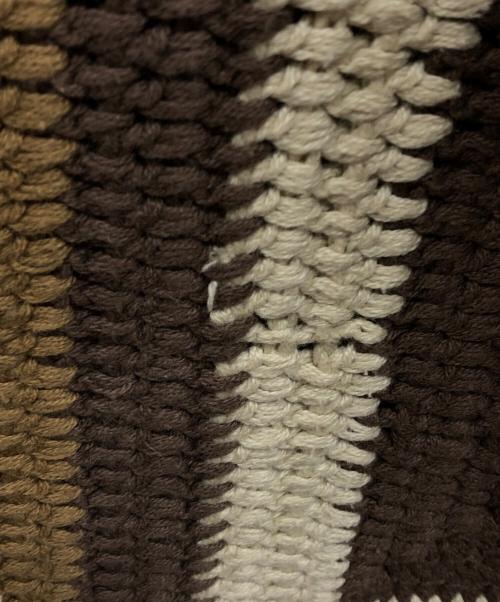 SUPREME（シュプリーム）SUPREME (シュプリーム) Hand Crocheted Sweater ブラウン サイズ:Lの古着・服飾アイテム