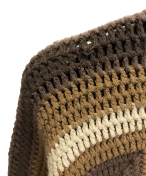 SUPREME（シュプリーム）SUPREME (シュプリーム) Hand Crocheted Sweater ブラウン サイズ:Lの古着・服飾アイテム