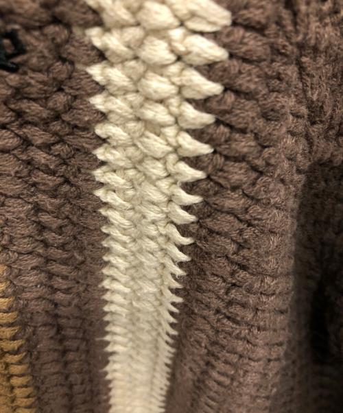 SUPREME（シュプリーム）SUPREME (シュプリーム) Hand Crocheted Sweater ブラウン サイズ:Lの古着・服飾アイテム