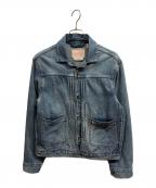 LEVI'S PReMIUMリーバイス プレミアム）の古着「ヴィンテージ プリーツ トラッカージャケット」｜インディゴ