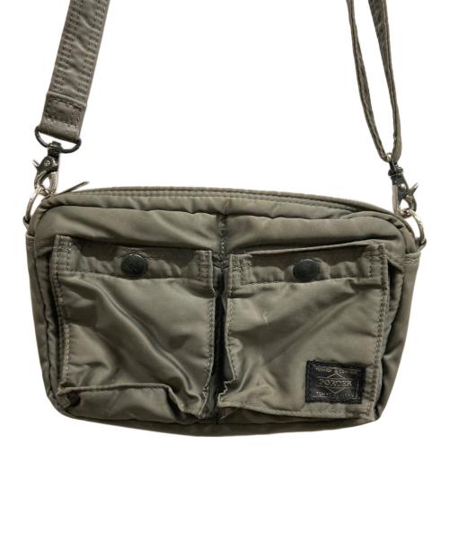 PORTER（ポーター）PORTER (ポーター) TANKERショルダーバッグ オリーブの古着・服飾アイテム