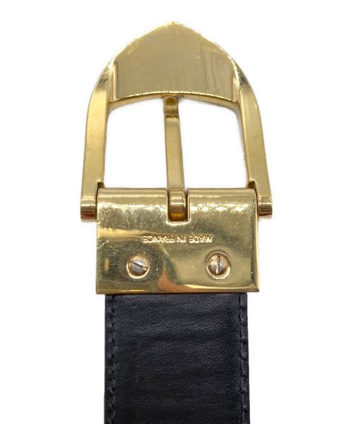 LOUIS VUITTON（ルイ ヴィトン）LOUIS VUITTON (ルイ ヴィトン) レザーベルト ブラックの古着・服飾アイテム