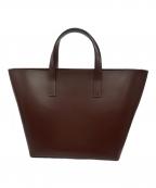 SLOWスロウ）の古着「caster nume-post tailor tote S」｜ブラウン