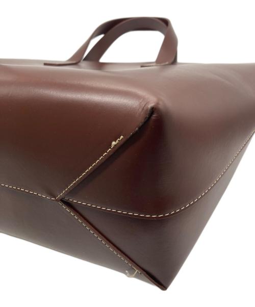 SLOW（スロウ）SLOW (スロウ) caster nume-post tailor tote S ブラウンの古着・服飾アイテム