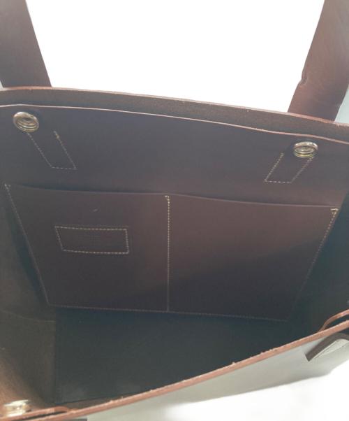 SLOW（スロウ）SLOW (スロウ) caster nume-post tailor tote S ブラウンの古着・服飾アイテム