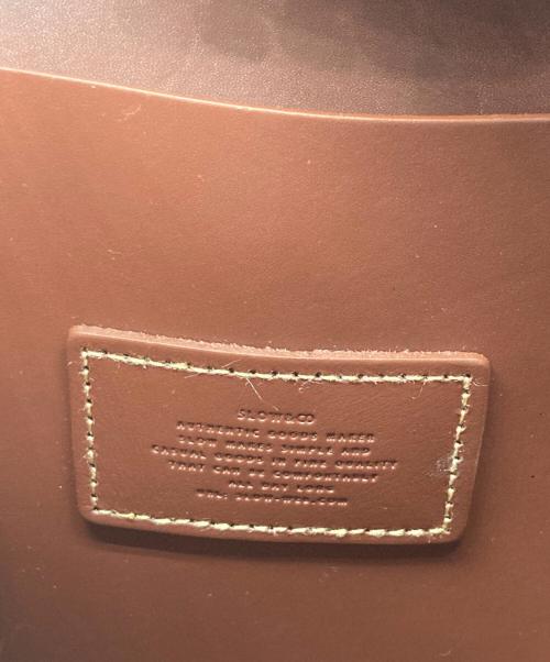 SLOW（スロウ）SLOW (スロウ) caster nume-post tailor tote S ブラウンの古着・服飾アイテム