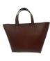 SLOW (スロウ) caster nume-post tailor tote S ブラウン：20000円