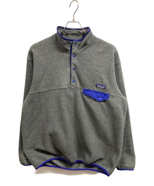 Patagonia（パタゴニア）Patagonia (パタゴニア) シンチラ スナップT プルオーバー グレー/ブルー サイズ:Mの古着・服飾アイテム