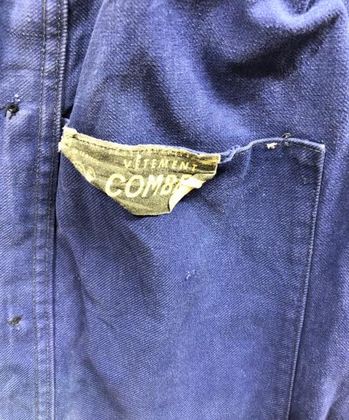 VETEMENT COMBET（ヴェトモン コンベ）VETEMENT COMBET (ヴェトモン コンベ) フレンチワークジャケット ブルー サイズ:不明の古着・服飾アイテム