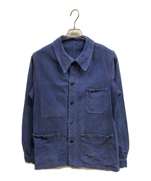 VETEMENT COMBET（ヴェトモン コンベ）VETEMENT COMBET (ヴェトモン コンベ) フレンチワークジャケット ブルー サイズ:不明の古着・服飾アイテム