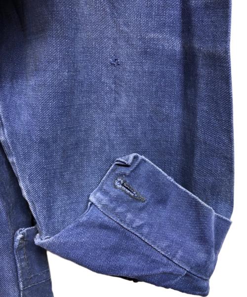 VETEMENT COMBET（ヴェトモン コンベ）VETEMENT COMBET (ヴェトモン コンベ) フレンチワークジャケット ブルー サイズ:不明の古着・服飾アイテム