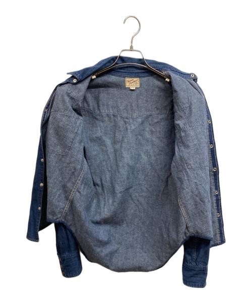Joe McCOY（ジョーマッコイ）Joe McCOY (ジョーマッコイ) ウエスタンデニムシャツ インディゴ サイズ:15の古着・服飾アイテム
