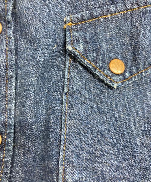 Joe McCOY（ジョーマッコイ）Joe McCOY (ジョーマッコイ) ウエスタンデニムシャツ インディゴ サイズ:15の古着・服飾アイテム