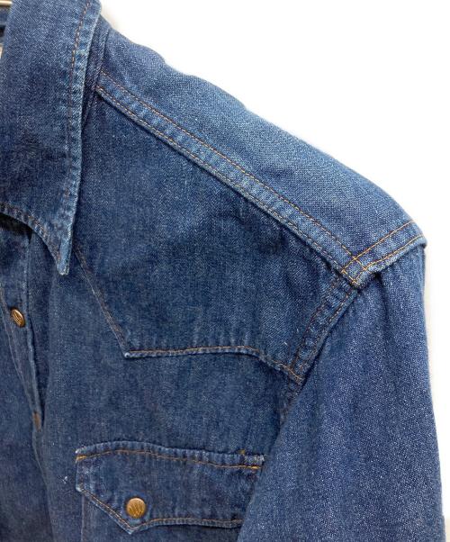 Joe McCOY（ジョーマッコイ）Joe McCOY (ジョーマッコイ) ウエスタンデニムシャツ インディゴ サイズ:15の古着・服飾アイテム