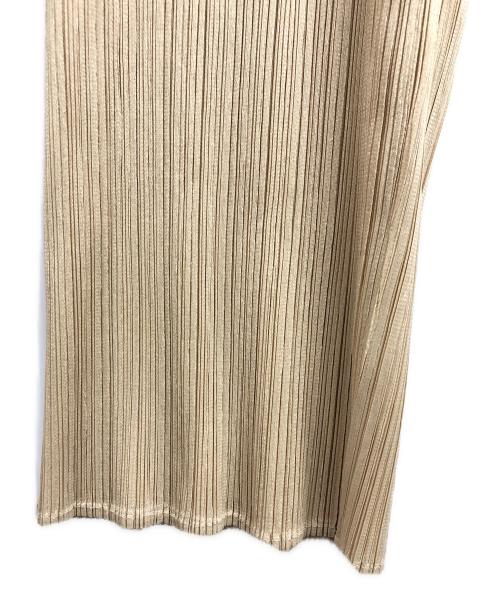 PLEATS PLEASE（プリーツプリーズ）PLEATS PLEASE (プリーツプリーズ) プリーツパンツ ベージュ サイズ:4の古着・服飾アイテム