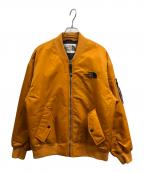 THE NORTH FACEザ ノース フェイス）の古着「KLUANE PADDING JACKET MA-1」｜オレンジ