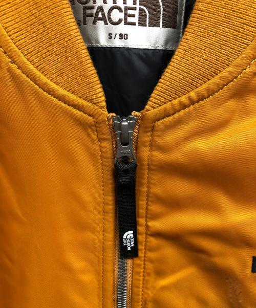 THE NORTH FACE（ザ ノース フェイス）THE NORTH FACE (ザ ノース フェイス) KLUANE PADDING JACKET MA-1 オレンジ サイズ:Sの古着・服飾アイテム