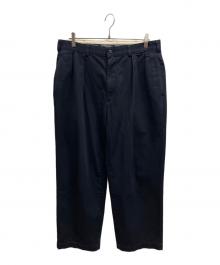 POLO RALPH LAUREN（ポロ・ラルフローレン）の古着「2タックチノパンツ」｜ネイビー