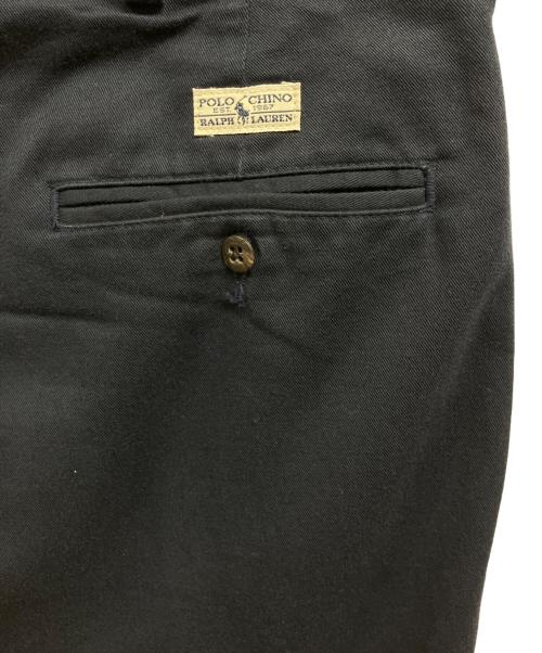 POLO RALPH LAUREN（ポロ・ラルフローレン）POLO RALPH LAUREN (ポロ・ラルフローレン) 2タックチノパンツ ネイビー サイズ:不明の古着・服飾アイテム