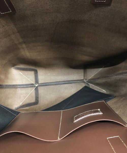 SLOW&CO（スロウアンドコー）SLOW&CO (スロウアンドコー) caster nume-post tailor tote/SLOW&CO ブラウンの古着・服飾アイテム