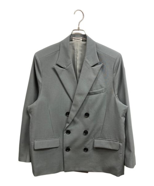TOGGLE（トグル）TOGGLE (トグル) ダブルジャケット グレー サイズ:Mの古着・服飾アイテム