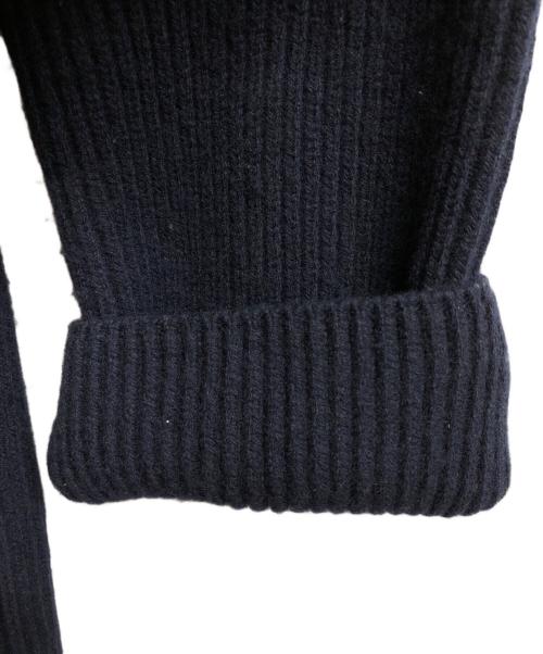 toteme（トーテム）toteme (トーテム) wrapped-neck knit ネイビー サイズ:Sの古着・服飾アイテム