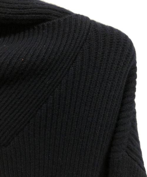 toteme（トーテム）toteme (トーテム) wrapped-neck knit ネイビー サイズ:Sの古着・服飾アイテム