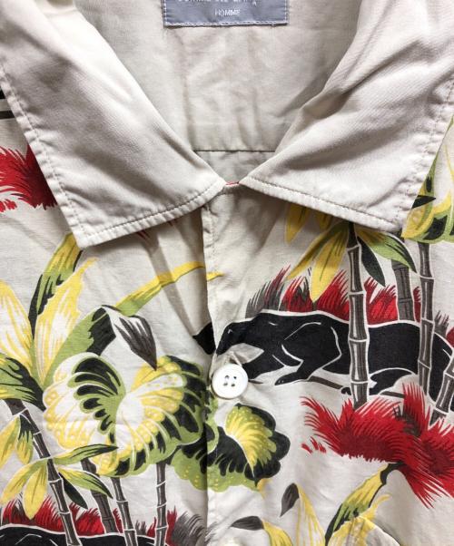 COMME des GARCONS HOMME（コムデギャルソン オム）COMME des GARCONS HOMME (コムデギャルソン オム) 総柄アロハ半袖シャツ ベージュ サイズ:不明の古着・服飾アイテム