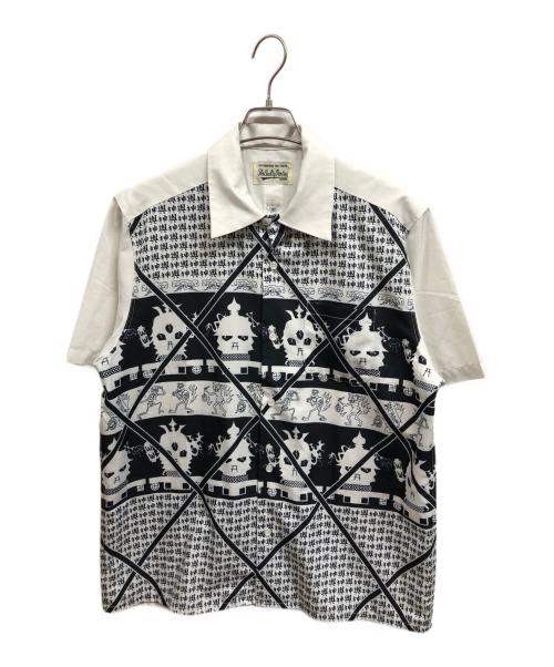 WACKO MARIA（ワコマリア）WACKO MARIA (ワコマリア) WOLF'S HEAD DABO SHIRT ホワイト サイズ:Lの古着・服飾アイテム