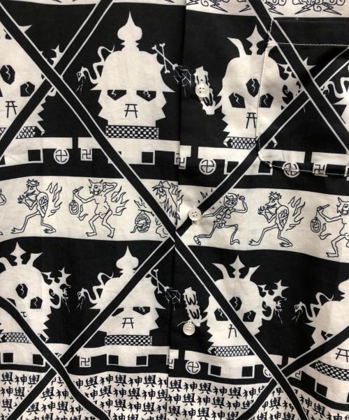WACKO MARIA（ワコマリア）WACKO MARIA (ワコマリア) WOLF'S HEAD DABO SHIRT ホワイト サイズ:Lの古着・服飾アイテム