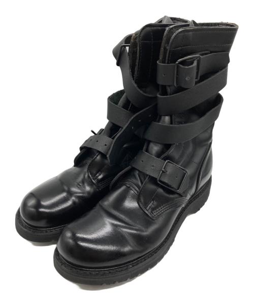 ノーブランド（ノーブランド）ノーブランド (ノーブランド) タンカーブーツ ブラック サイズ:US8.5の古着・服飾アイテム